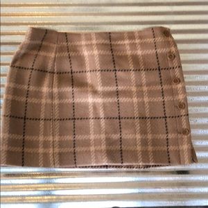JCrew mini wool skirt